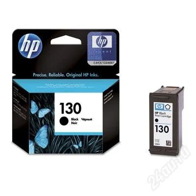 Лот: 2210143. Фото: 1. Чёрный струйный картридж HP 130... Картриджи, расходные материалы