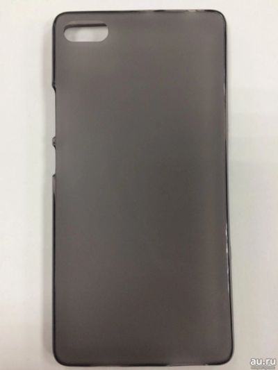Лот: 12989486. Фото: 1. Чехол ZTE Z9 Max Силикон Серый... Чехлы, бамперы