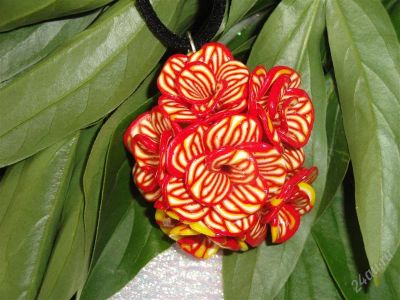 Лот: 1050128. Фото: 1. Изделия из полимерной глины,колье... Колье