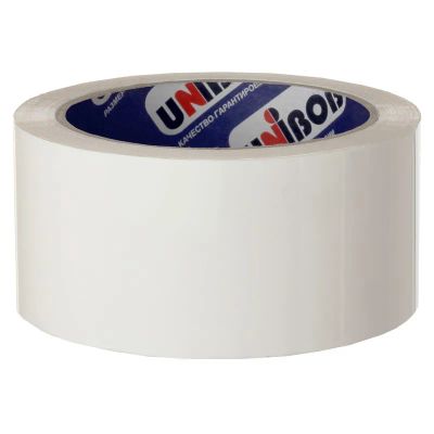 Лот: 20035370. Фото: 1. Скотч 48*66м.*45мкм. UNIBOB белый... Другое (канцелярские и офисные товары)