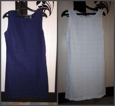 Лот: 8323869. Фото: 1. 2 платья (синее и белое) одним... Платья