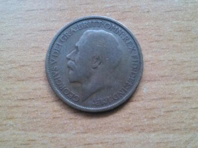 Лот: 5901357. Фото: 1. Англия 1/2 пени 1913. Великобритания и острова
