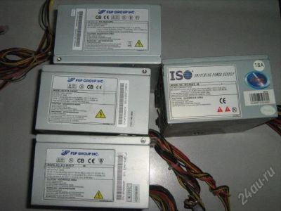 Лот: 975720. Фото: 1. 5 Блоков питания (4 FSP + 1 ISO... Корпуса, блоки питания