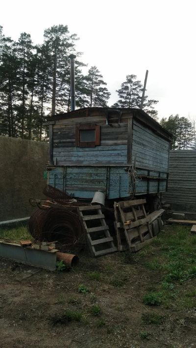 Лот: 17769209. Фото: 1. Вагончик ,бытовка-баня на колесах. Бытовки, вагончики строительные