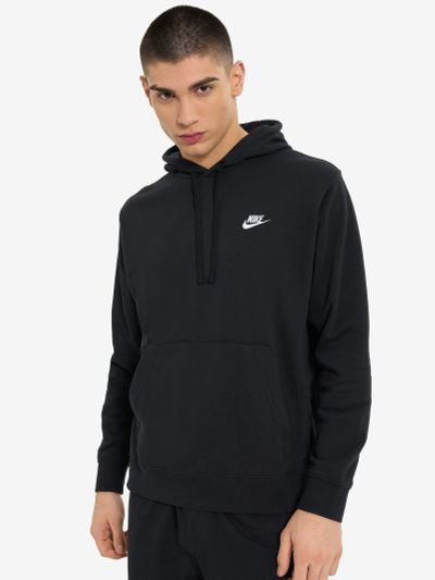 Лот: 24594760. Фото: 1. Худи мужское Nike Nsw Club, Черный. Другое (спортивная одежда)