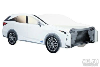 Лот: 9877496. Фото: 1. Кровать-машина "Lexus белый... Детские кровати и кроватки