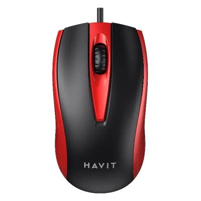 Лот: 24968438. Фото: 1. Мышь Havit MS871 Black/Red. Клавиатуры и мыши