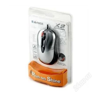 Лот: 2364971. Фото: 1. Мышь проводная USB A4TECH (X5-50D-2... Клавиатуры и мыши