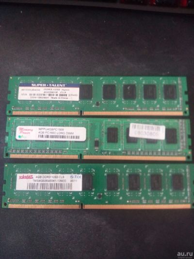 Лот: 13798609. Фото: 1. RAM 3x4 GB DDR3. Оперативная память