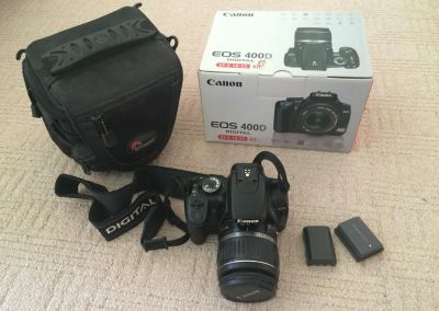 Лот: 7733576. Фото: 1. Canon EOS 400D KIT. Цифровые зеркальные