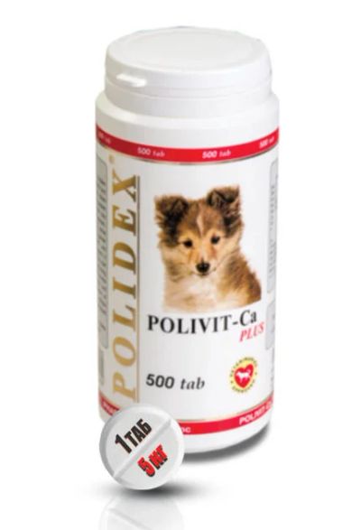 Лот: 16213658. Фото: 1. Витамины Polivit-Ca для собак... Косметика для животных