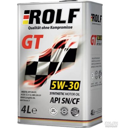 Лот: 13614146. Фото: 1. Масло моторное Rolf GT 5W-30... Масла, жидкости