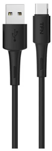 Лот: 25604229. Фото: 1. Кабель TFN USB/Type-C, 1,2m Black... Дата-кабели, переходники