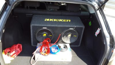 Лот: 5167090. Фото: 1. Сабвуфер корпусной двойной Kicker... Сабвуферы