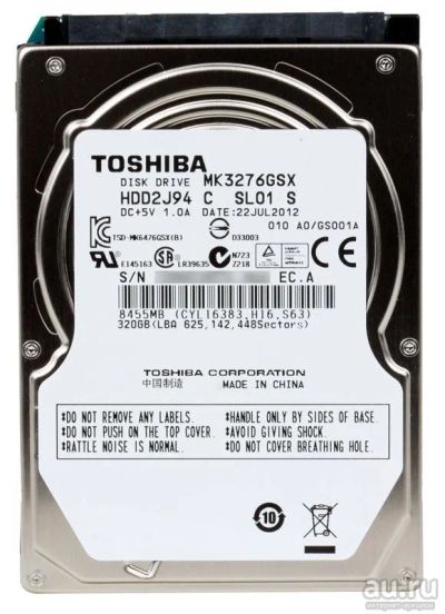 Лот: 8932205. Фото: 1. HDD 320 Gb SATA-II 300 Toshiba... Жёсткие диски