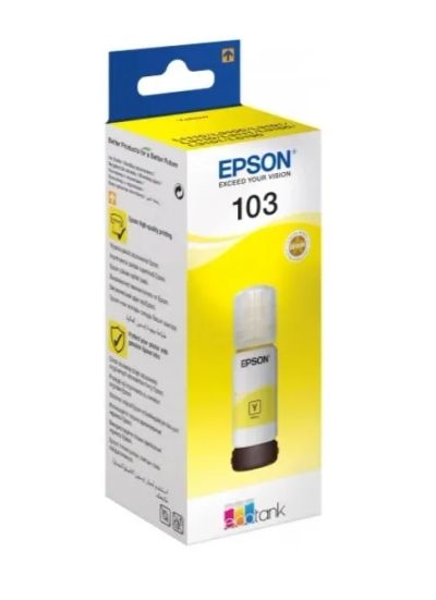 Лот: 24949653. Фото: 1. Контейнер_с_чернилами Epson 103Y... Картриджи, расходные материалы