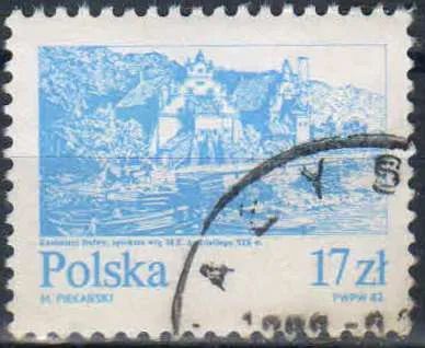 Лот: 25169297. Фото: 1. 1982. Польша. Река Висла. н.с... Марки
