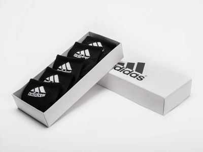 Лот: 24979264. Фото: 1. Носки короткие Adidas - 5 пар. Другое (одежда, обувь, галантерея)