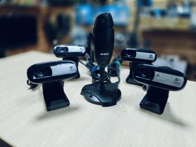 Лот: 24617297. Фото: 1. Веб-камеры Logitech/640*480/микрофон... Веб-камеры