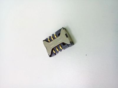 Лот: 12309531. Фото: 1. Коннектор SIM Samsung i8150/S7530. Шлейфы, разъёмы