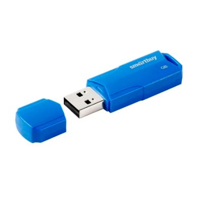 Лот: 19283411. Фото: 1. 8GB накопитель Smartbuy CLUE синий. USB-флеш карты