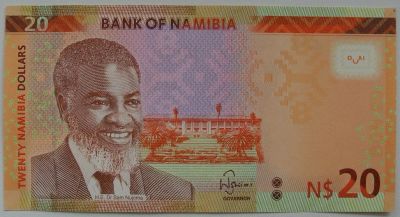 Лот: 9595097. Фото: 1. R Намибия 20 долларов 2015, UNC. Африка