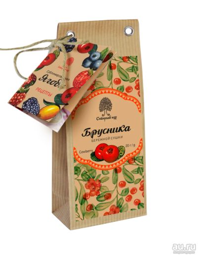 Лот: 12442287. Фото: 1. Брусника сублимированная (Сибирский... Ягоды, орехи