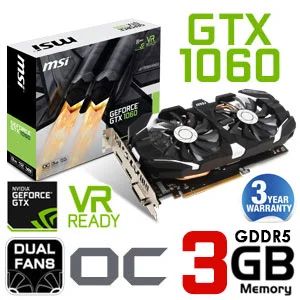 Лот: 11876359. Фото: 1. Продам видеокарту 1060 от MSI. Видеокарты