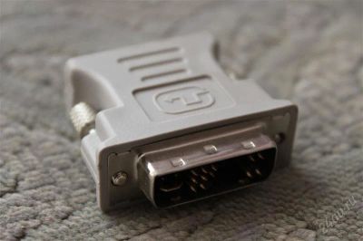 Лот: 2336714. Фото: 1. Преходник DVI-VGA. Шлейфы, кабели, переходники