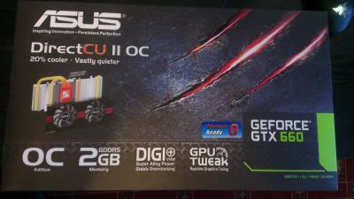 Лот: 6597575. Фото: 1. Видеокарта ASUS GTX 660 2GB DirectCU... Видеокарты