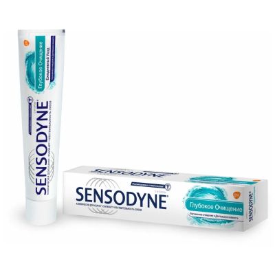 Лот: 24091337. Фото: 1. Зубная паста Sensodyne, Глубокое... Уход за полостью рта