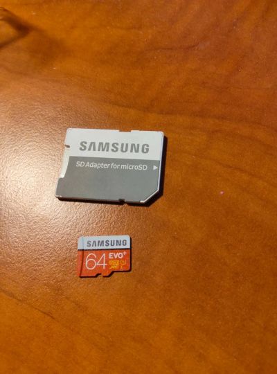 Лот: 23706225. Фото: 1. Micro SD Samsung 64 GB микро сд... Карты памяти