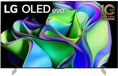 Лот: 22196596. Фото: 1. 42&quot; Телевизор LG OLED42C3RLA... Телевизоры