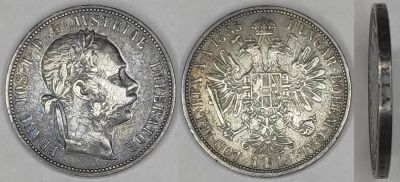 Лот: 18623439. Фото: 1. 1 флорин 1883 год Австрия. Европа