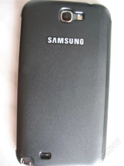 Лот: 2372544. Фото: 1. Кожаный чехол-книжка для Samsung... Чехлы, бамперы