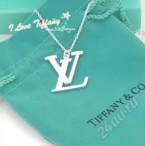 Лот: 968044. Фото: 1. Tiffany&Co подвеска LV. Кулоны, подвески