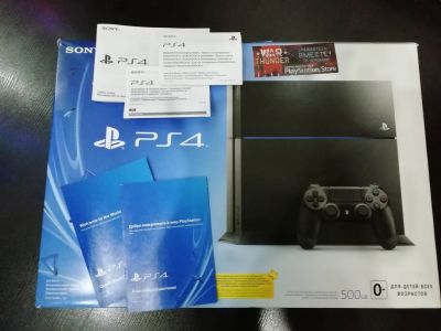 Лот: 12878886. Фото: 1. Коробка от sony playstation 4. Аксессуары для игровых приставок, консолей, геймпады