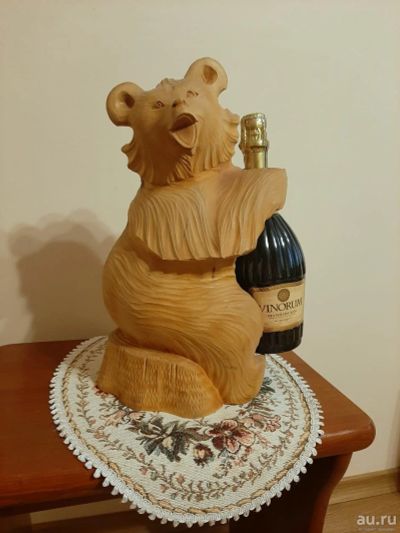 Лот: 17037515. Фото: 1. Деревянная подставка под спиртное... Аксессуары