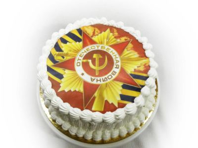 Лот: 5523485. Фото: 1. Торт "С днем победы". Торты, пирожные