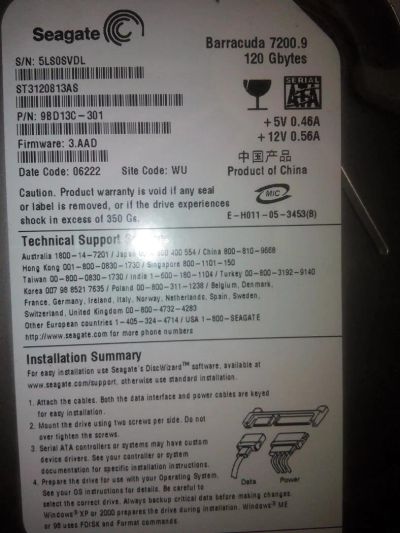 Лот: 10070951. Фото: 1. Жесткий диск Seagate Barracuda... Жёсткие диски (HDD)
