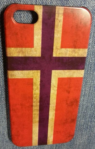 Лот: 3273029. Фото: 1. Чехол National Flag синий крест. Чехлы, бамперы