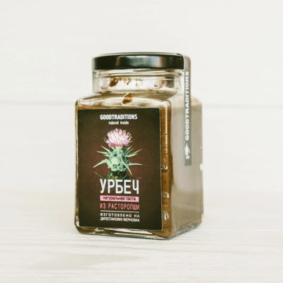 Лот: 15476126. Фото: 1. Урбеч из расторопши, 230 г. Диетическое питание