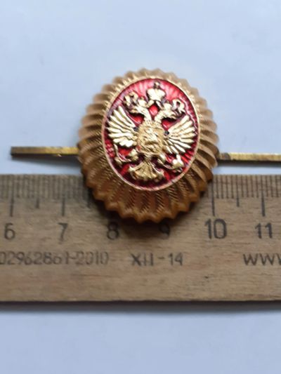 Лот: 25376680. Фото: 1. (№18071) кокарда РФ (серия военные... Нашивки, шевроны, погоны