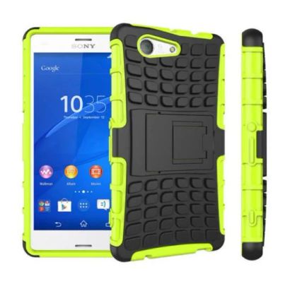 Лот: 6386744. Фото: 1. Чехол SONY Xperia Z3 Mini зеленый. Чехлы, бамперы