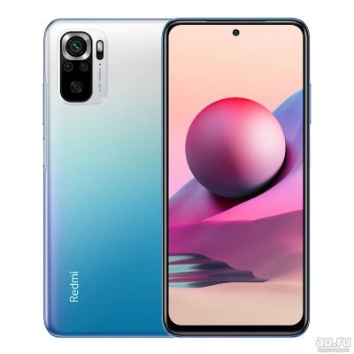 Лот: 17889682. Фото: 1. Xiaomi Redmi Note 10S 6/64Gb Синий... Смартфоны