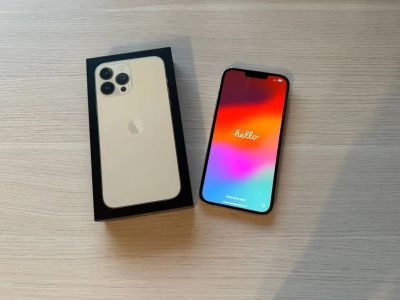 Лот: 21184038. Фото: 1. iPhone 13 Pro Max Gold 256GB. Смартфоны