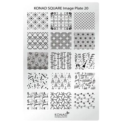 Лот: 7404629. Фото: 1. Пластина KONAD Square Plate (стемпинг... Украшения, дизайн ногтей
