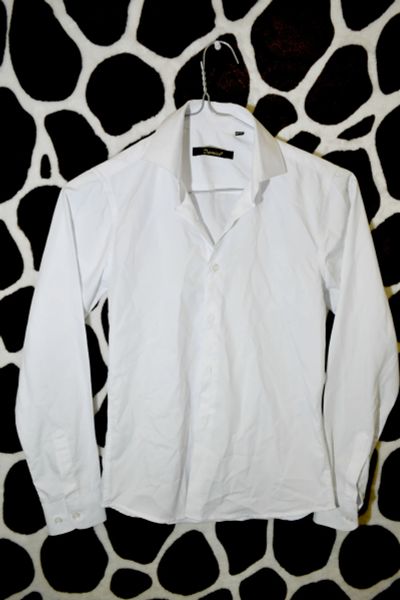 Лот: 11811206. Фото: 1. Рубашка 134-140 белая . Рубашки, блузки, водолазки
