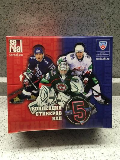 Лот: 18605415. Фото: 1. Блок стикеров КХЛ 2012/2013. SeReal... Наклейки, карточки, вкладыши