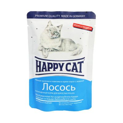 Лот: 10399144. Фото: 1. Корм Happy Cat Для Кошек Лосось... Корма